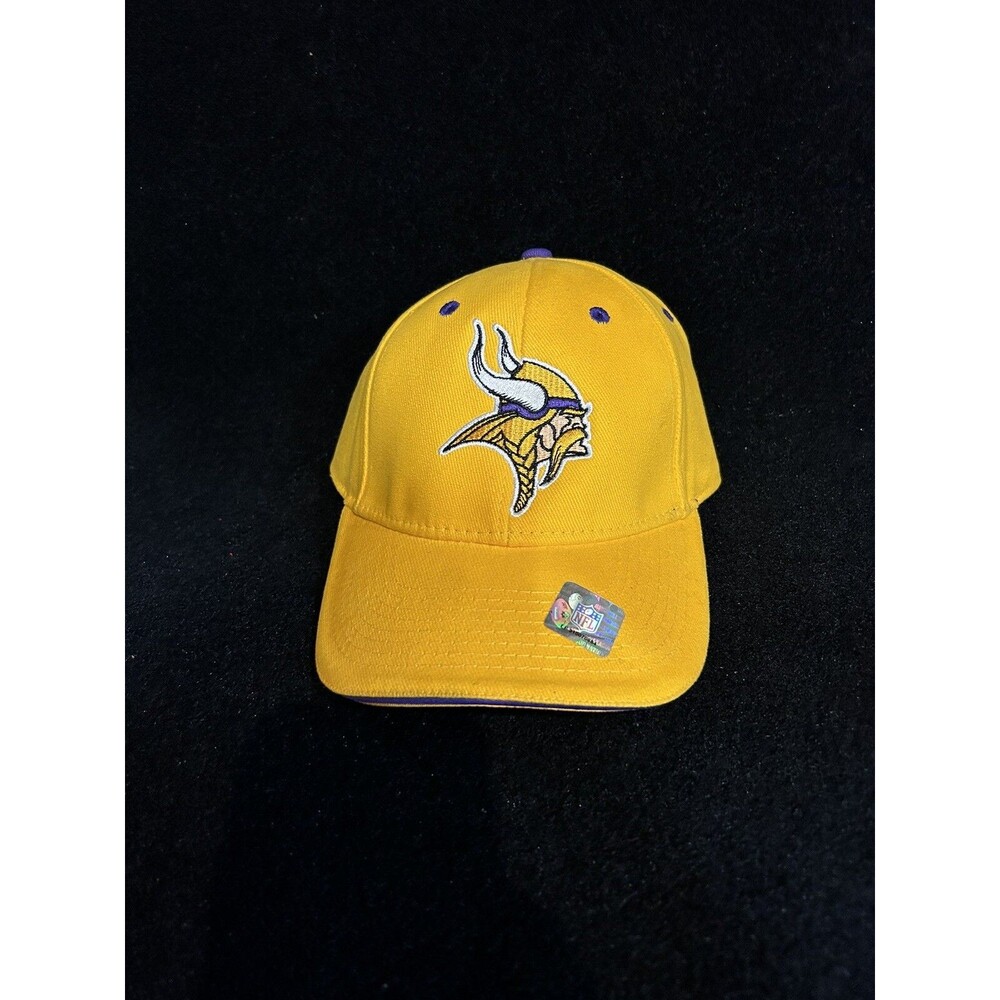 Minnesota Vikings NFL Strapback Trucker Hat/Cap Yellow New No Tags